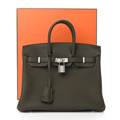 Hermes Togo Birkin 25 Vert De Gris 10 of 10