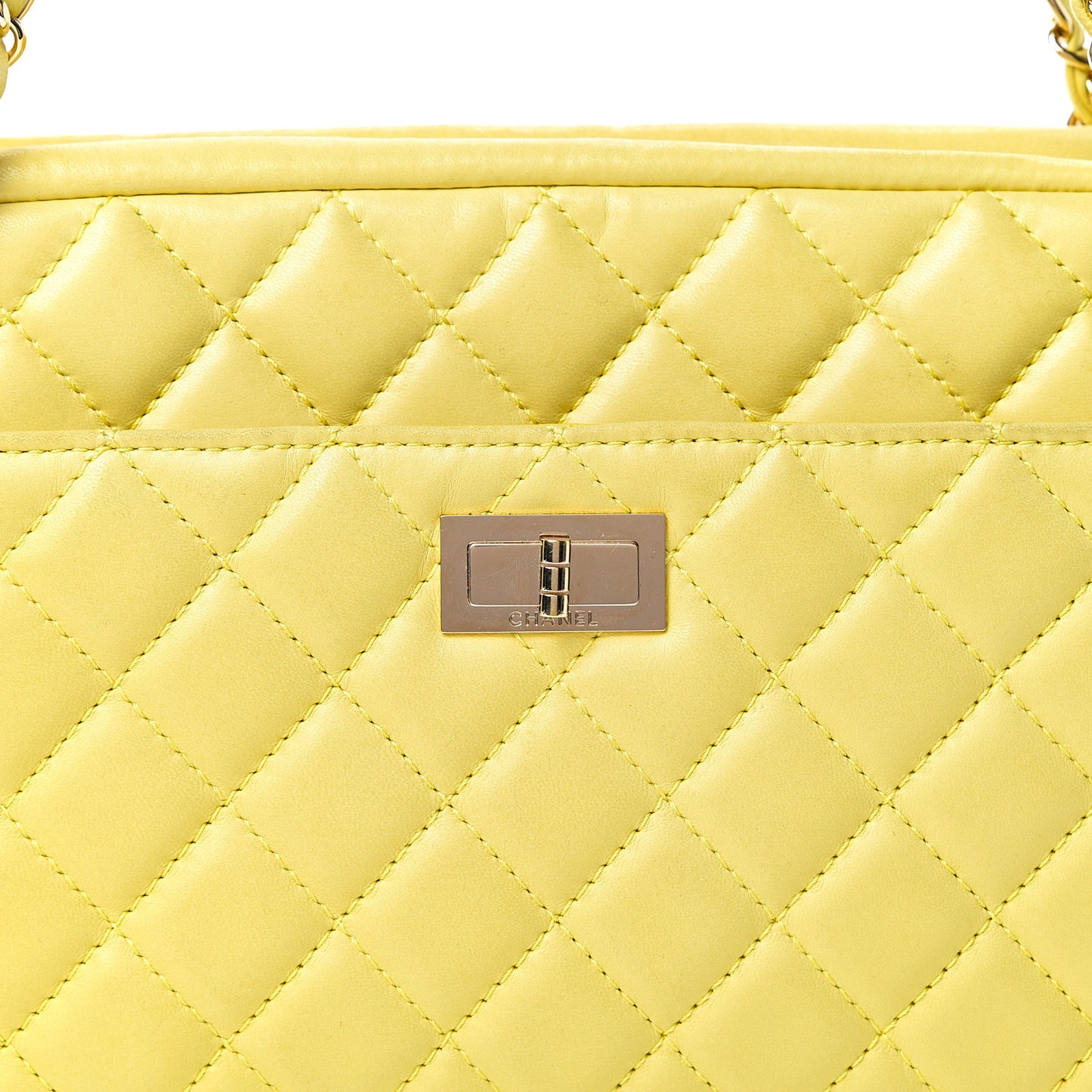 Calfskin Reissue Medium Camera Case Yellow
