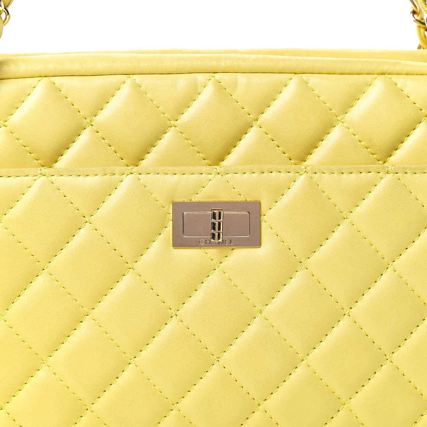 Chanel Calfskin Reissue Medium Camera Case Yellow 8 of 16