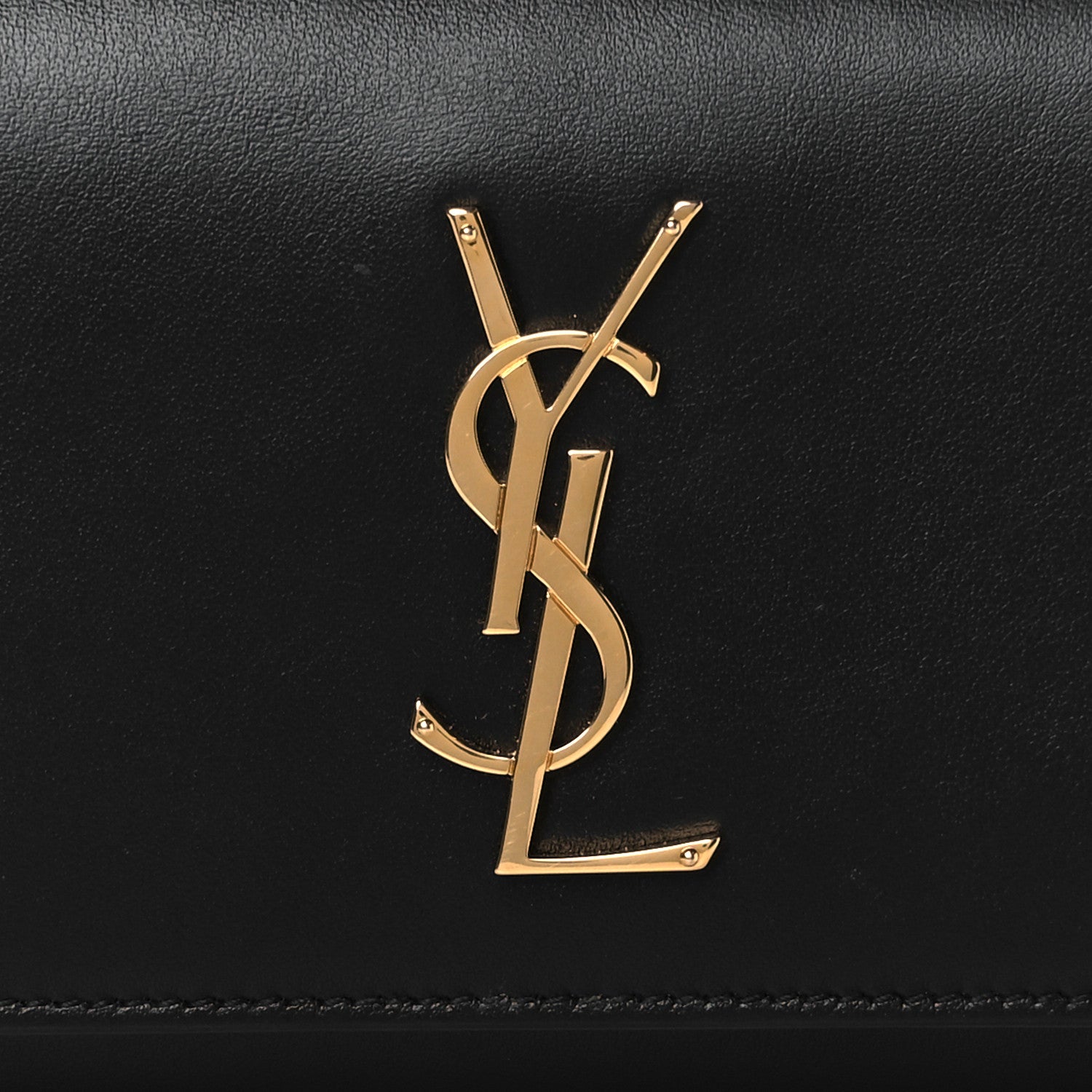 Saint Laurent Smooth Calfskin Monogram Kate Belt Bag Black 7 of 9