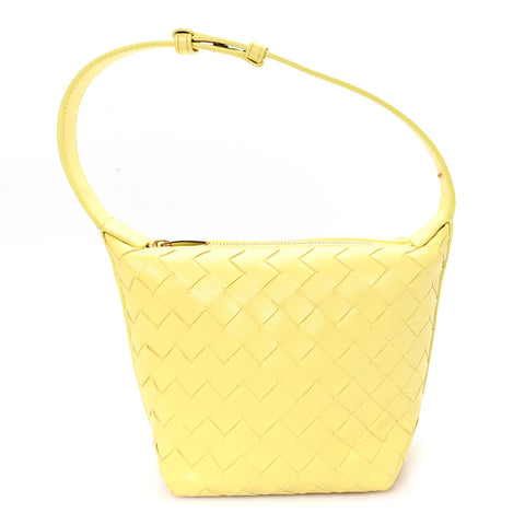 Nappa Intrecciato Mini Wallace Buttercup