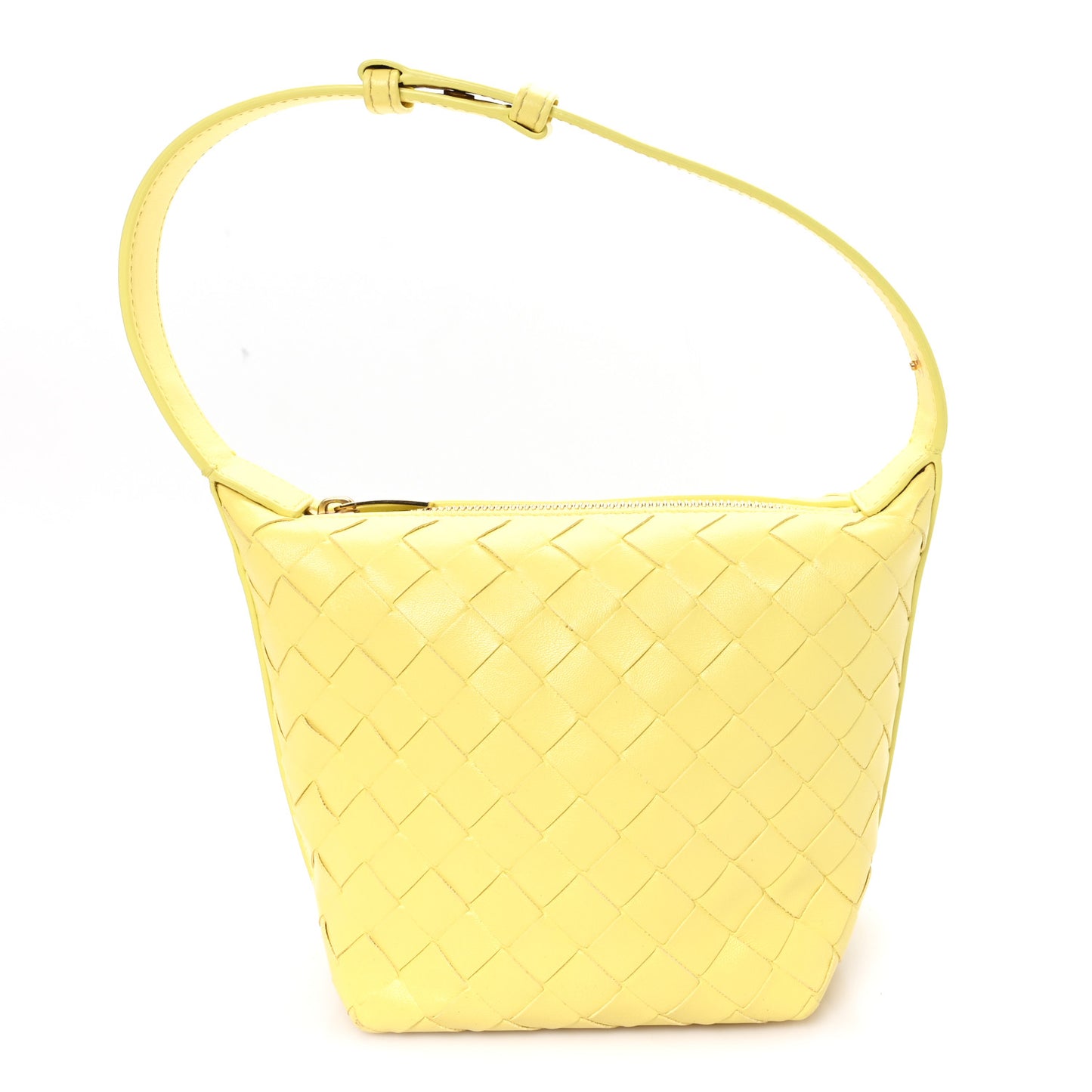 Nappa Intrecciato Mini Wallace Buttercup