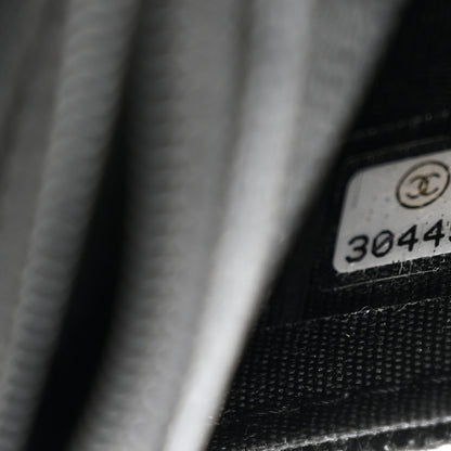 Chanel Caviar Quilted French New Wave Chain CC Wallet On Chain WOC Black 8 of 10