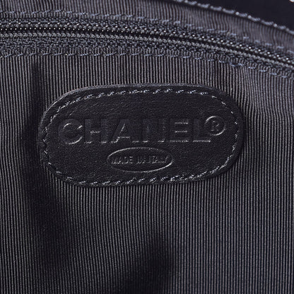 Chanel Lambskin Pouch Black 6 of 9