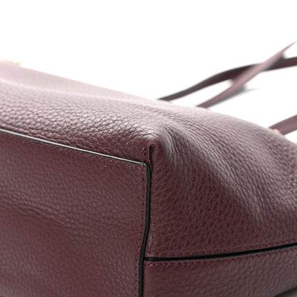 Valentino Garavani Grained Calfskin Small Rockstud Shoulder Tote Rubin 9 of 13