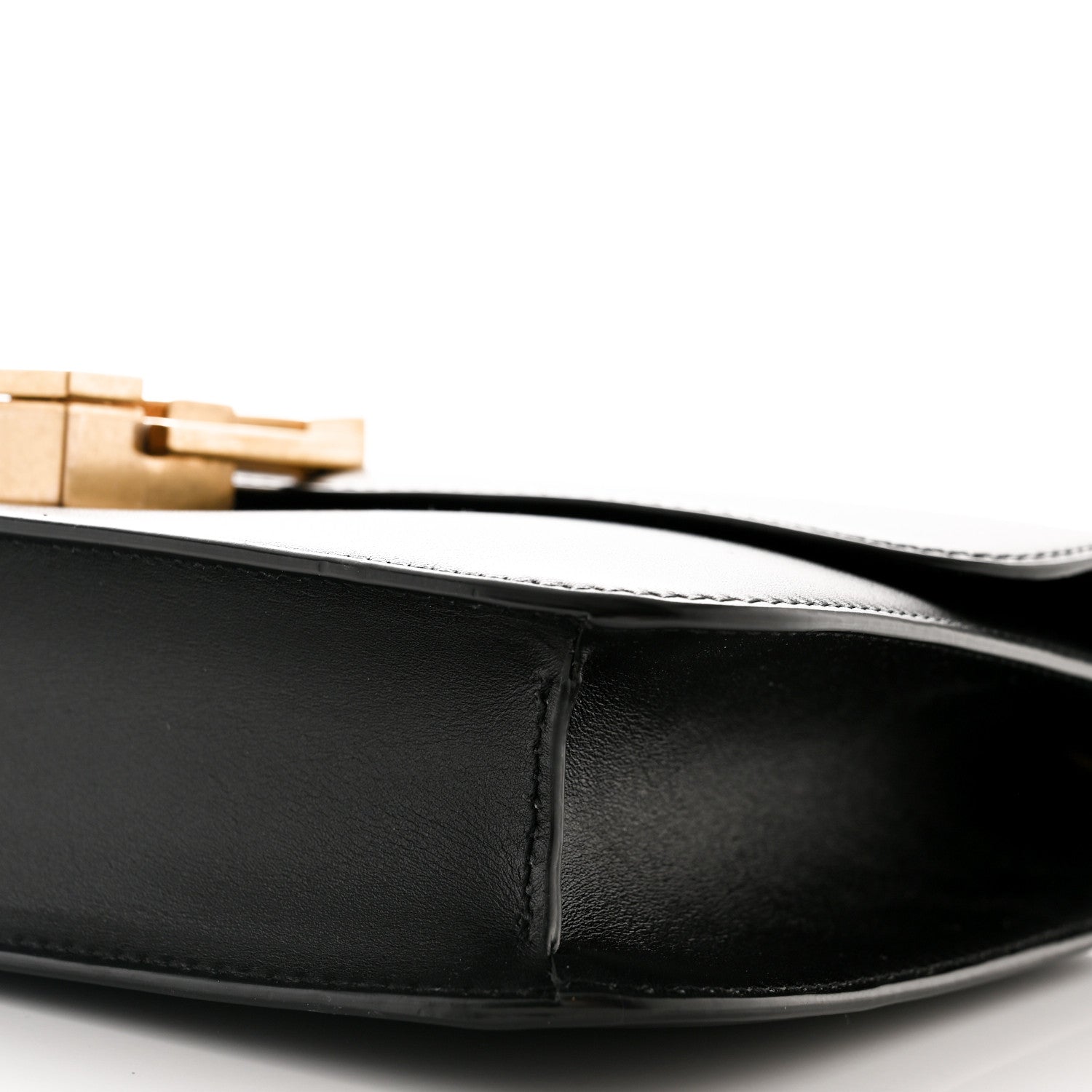 Saint Laurent Smooth Calfskin Le Carre Satchel Black 10 of 10