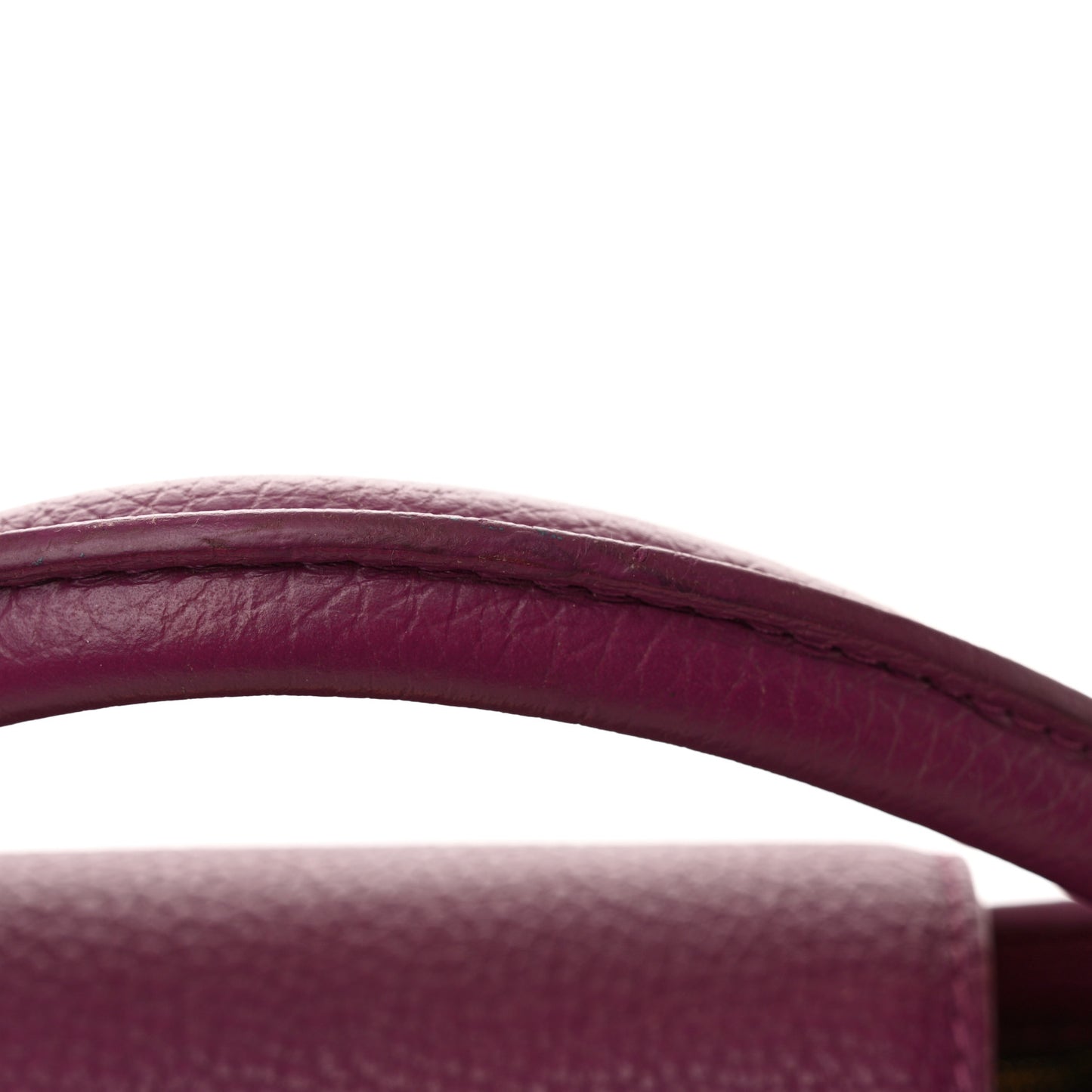 Taurillon Studded Sol Capucines BB Magenta