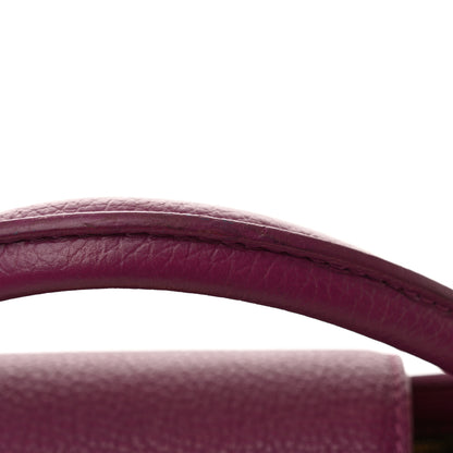 Louis Vuitton Taurillon Studded Sol Capucines BB Magenta 12 of 12