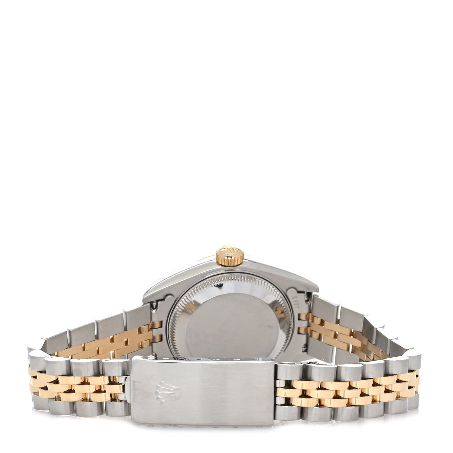 Stainless Steel 18K Yellow Gold 26mm Oyster Perpetual Datejust Watch White Roman 79173