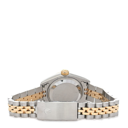 Rolex Stainless Steel 18K Yellow Gold 26mm Oyster Perpetual Datejust Watch White Roman 79173 3 of 4