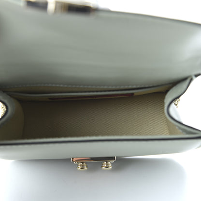 Valentino Garavani Vitello Mini Glam Lock Rockstud Flap Water Green 9 of 19