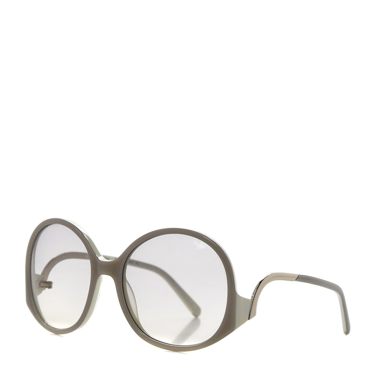 Acetate Oversized Round Emilia Sunglasses CE707S Turtledove