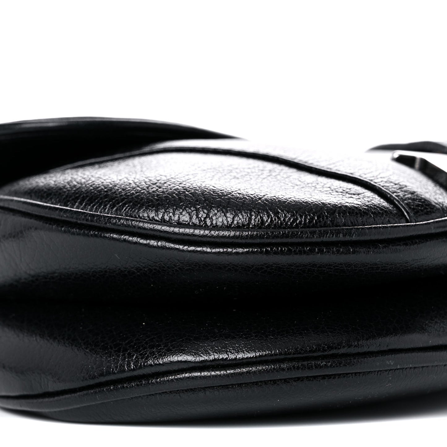 Calfskin Saddle Bag Black