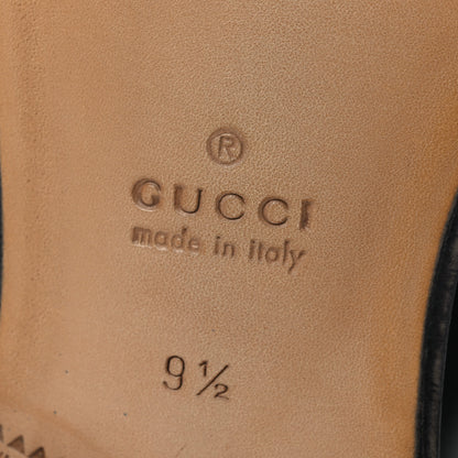 Gucci Millennial Ribot Mens Horsebit Loafers 9.5 Black 8 of 11