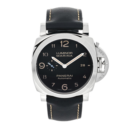 Panerai Stainless Steel Calfskin 44mm Luminor Marina 1950 Automatic Watch Black PAM01359 1 of 5
