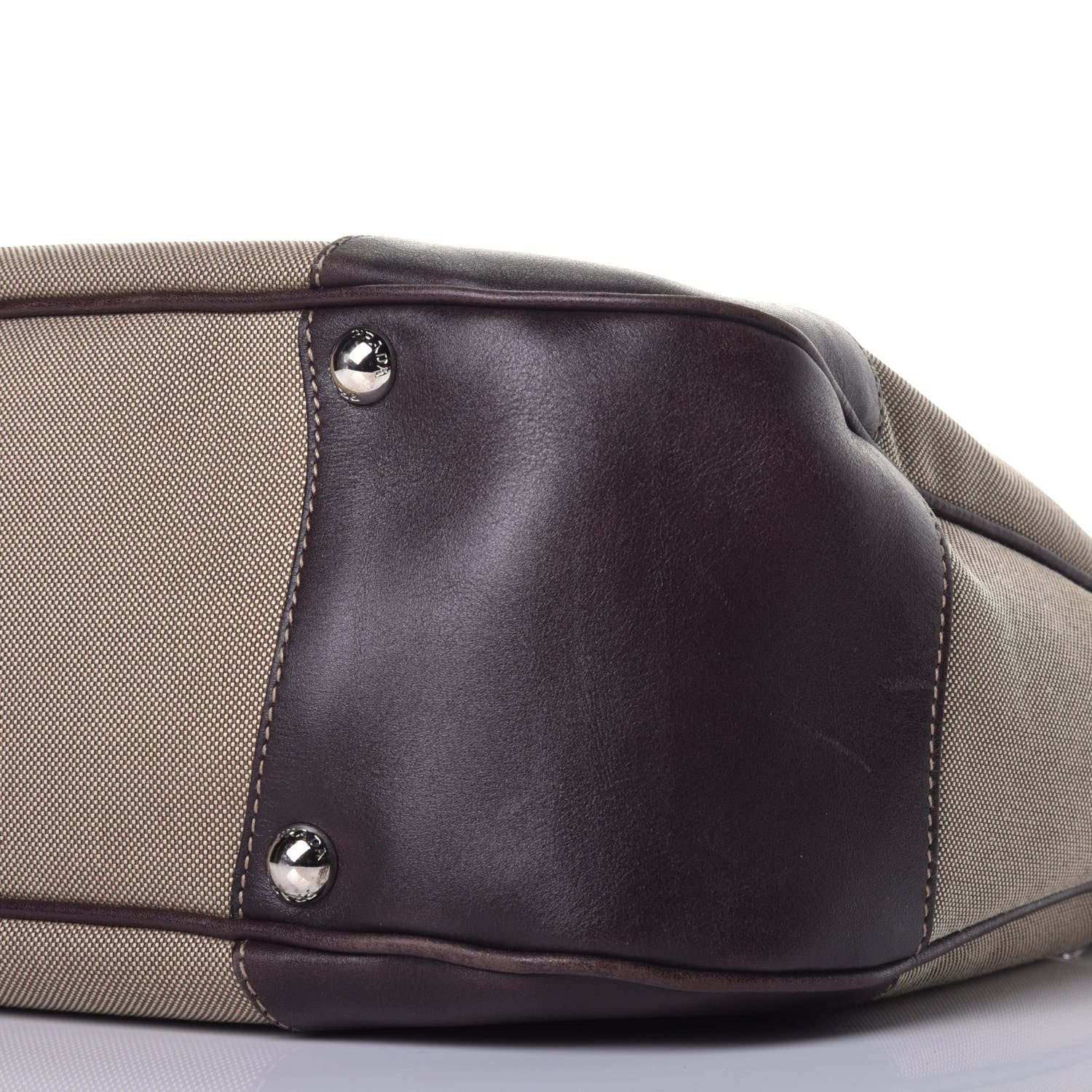 Prada Jacquard Logo Hobo Corda Bruciato 8 of 9