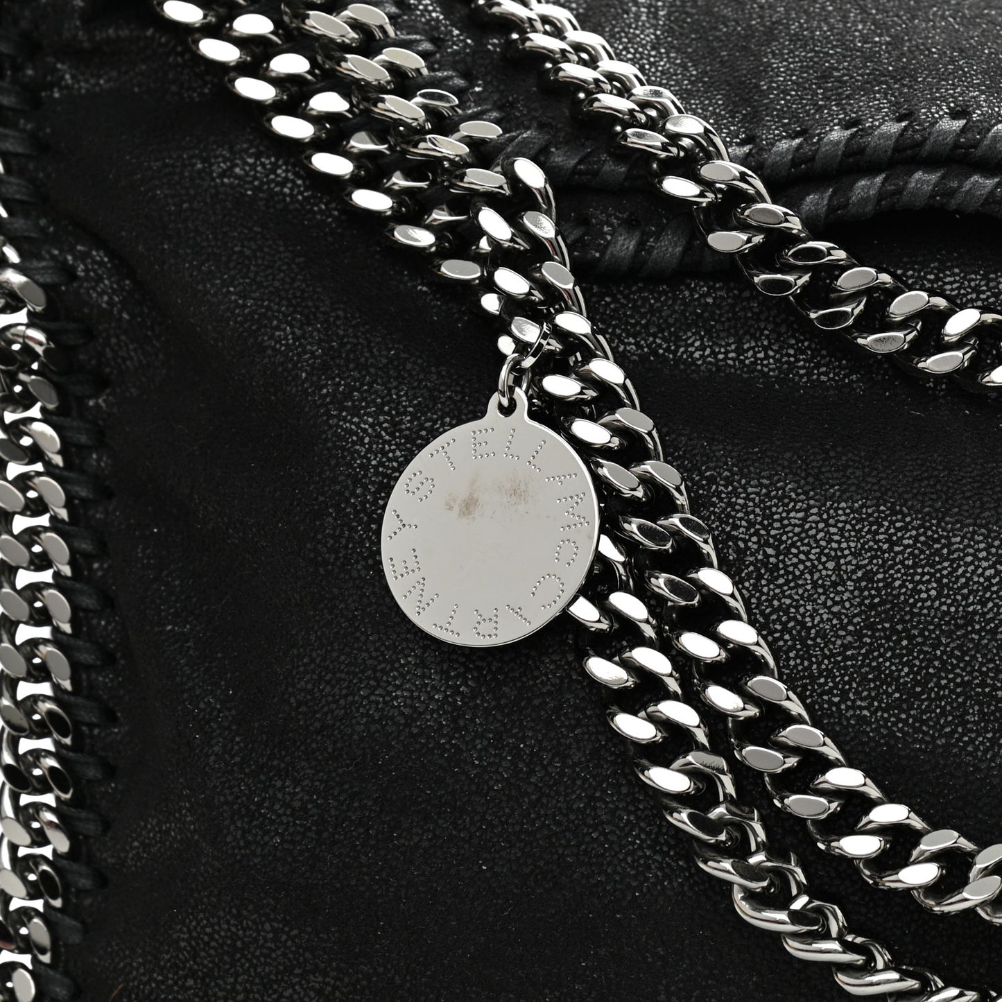 Shaggy Deer Falabella Fold Over Tote Black
