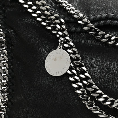 Stella McCartney Shaggy Deer Falabella Fold Over Tote Black 9 of 11