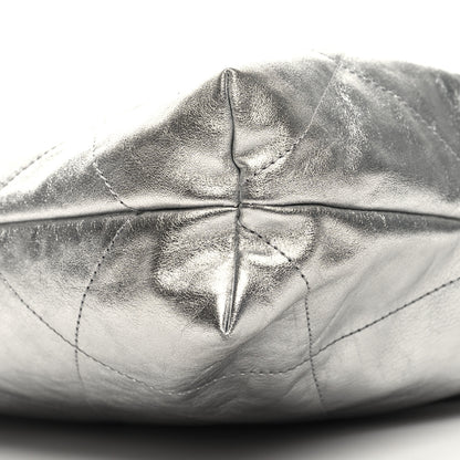 Chanel Metallic Calfskin Quilted Chanel 22 Silver 12 of 12