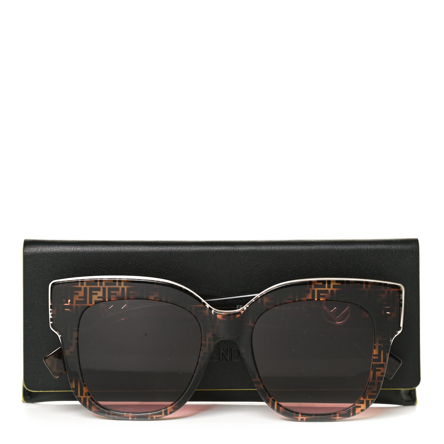 Fendi Acetate F is Fendi FF Sunglasses 0359/S Tortoise Camouflage 8 of 8