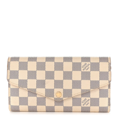 Louis Vuitton Damier Azur Sarah Wallet NM 1 of 10