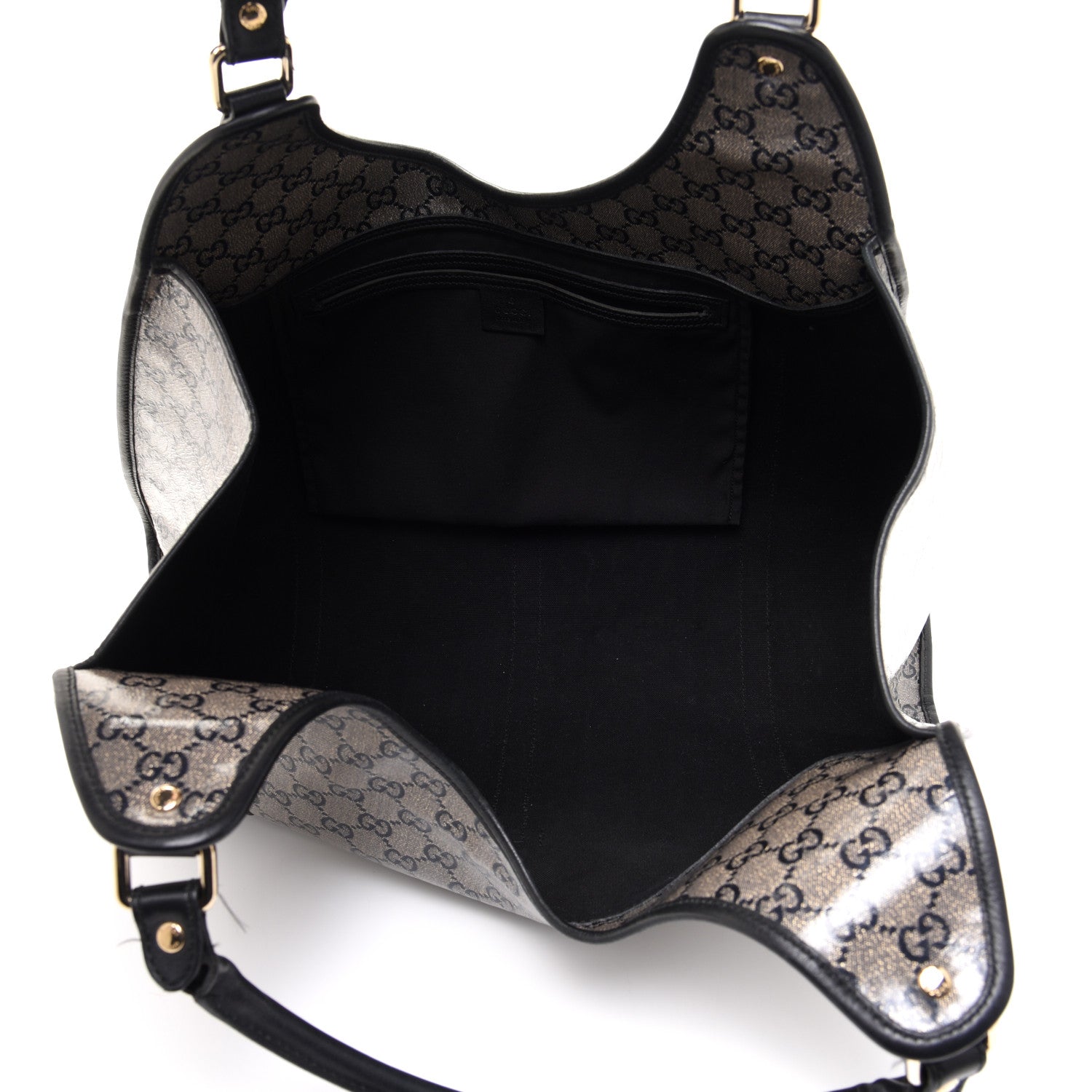 Gucci Crystal Monogram Large Joy Shoulder Bag Black 5 of 16