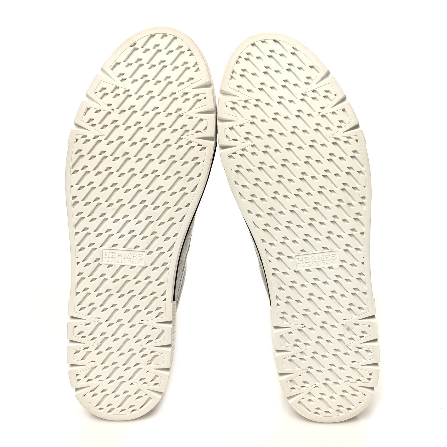 Hermes Metallic Epsom Womens Voltage Sneakers 39 Gris Argente Vieilli Black 5 of 8