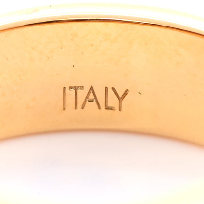 Louis Vuitton Brass Monogram Engraved Nanogram Ring M Gold 6 of 8