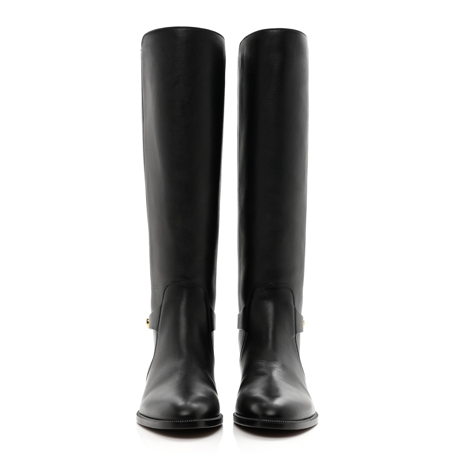 Christian Dior Soft Calfskin Empreinte High Boot 36 Black 2 of 9