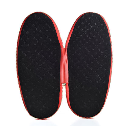 Louis Vuitton X SUPREME Lambskin Slipper Travel Case Red 5 of 8