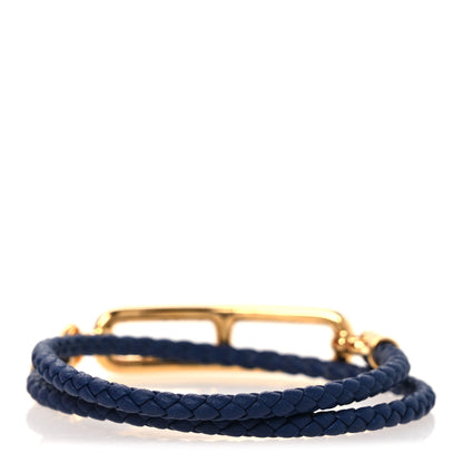Hermes Swift Roulis Double Tour Bracelet T2 Bleu Saphir 3 of 5