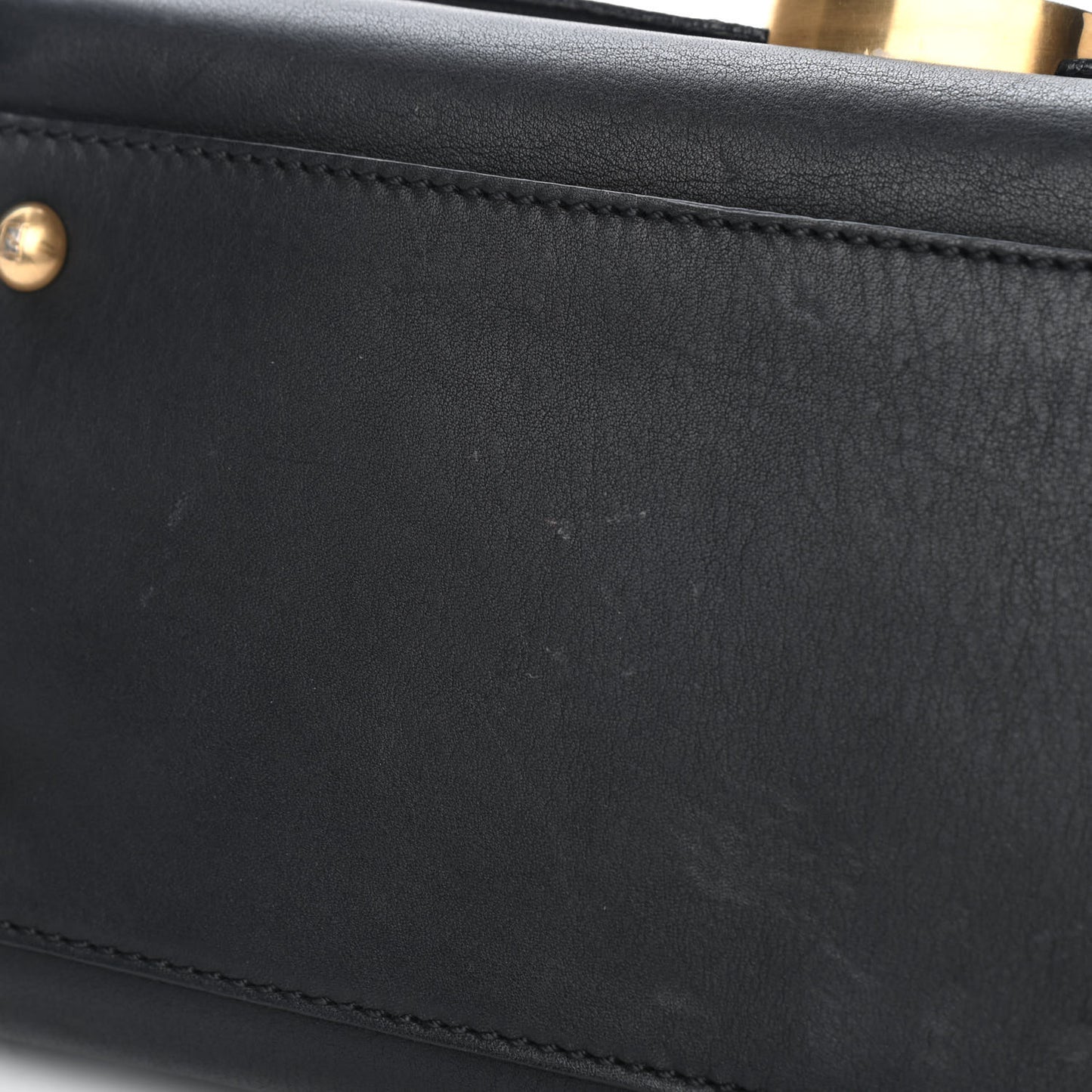 Vitello Dolce Marmol Anna Shoulder Bag Black