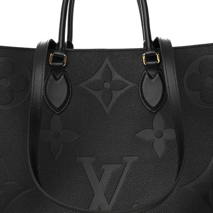 Louis Vuitton Empreinte Monogram Giant Onthego GM Black 7 of 9