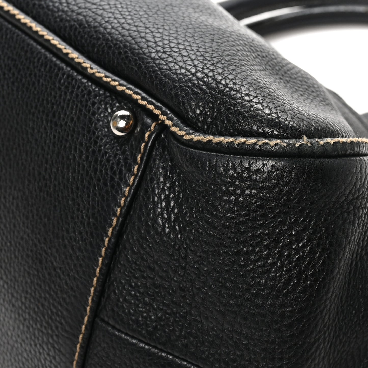 Calfskin Tassel Bowler Black