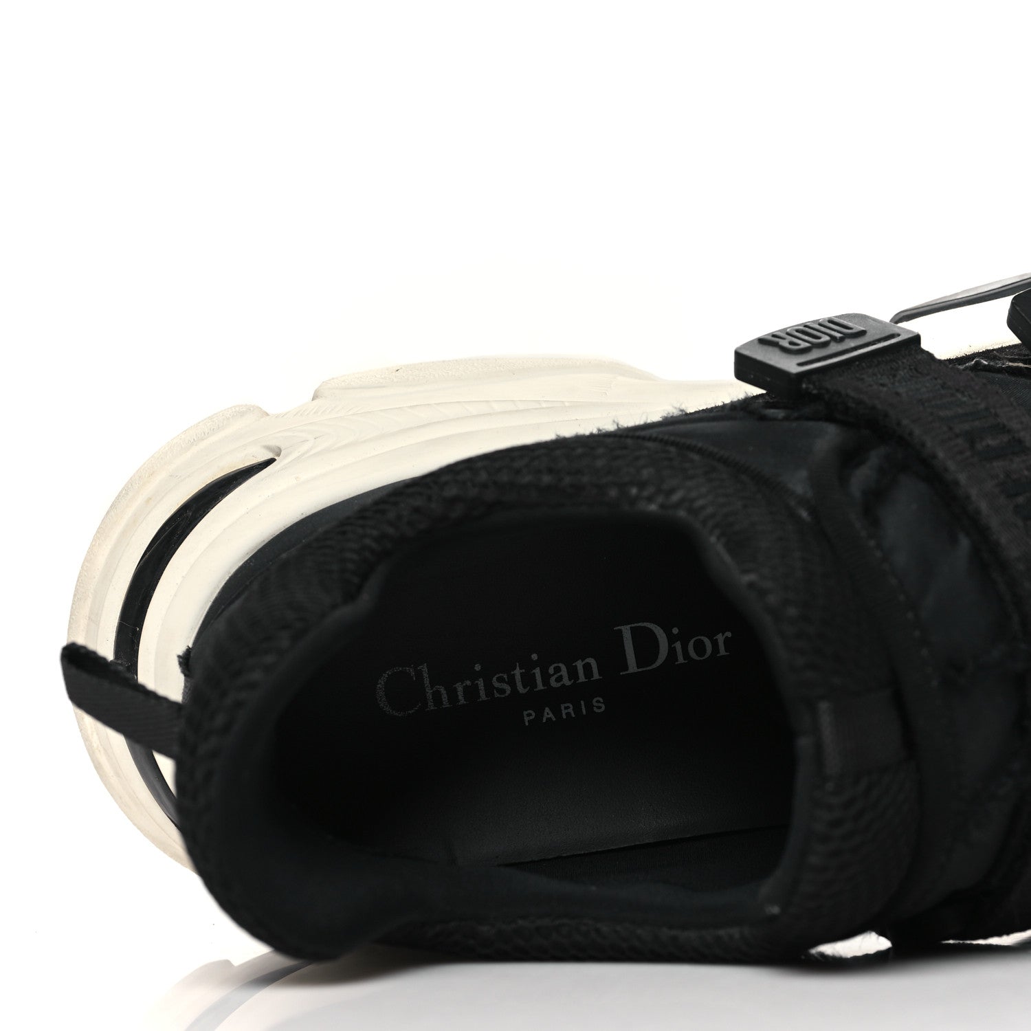 Christian Dior Technical Fabric Nylon Camouflage Womens D-Wander Sneakers 38 Black 7 of 9