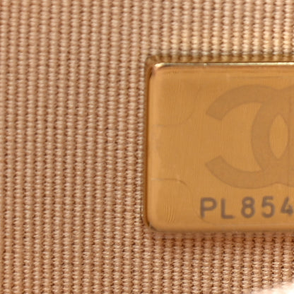 Chanel Lambskin Quilted Wallet On Chain WOC Beige Black 8 of 10