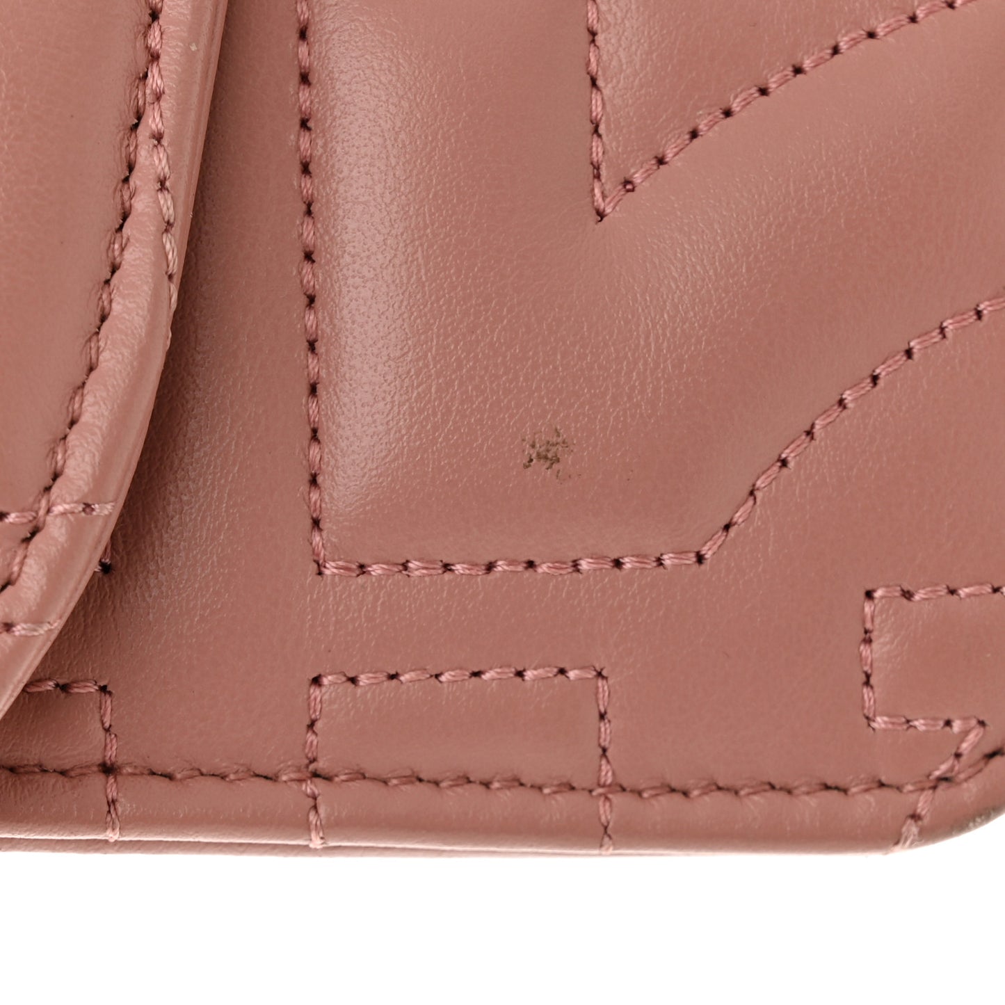 Calfskin Quilted Gancini Flap Bag Antique Rose