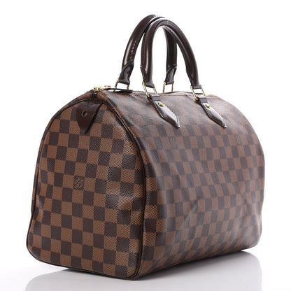 Louis Vuitton Damier Ebene Speedy 30 3 of 9