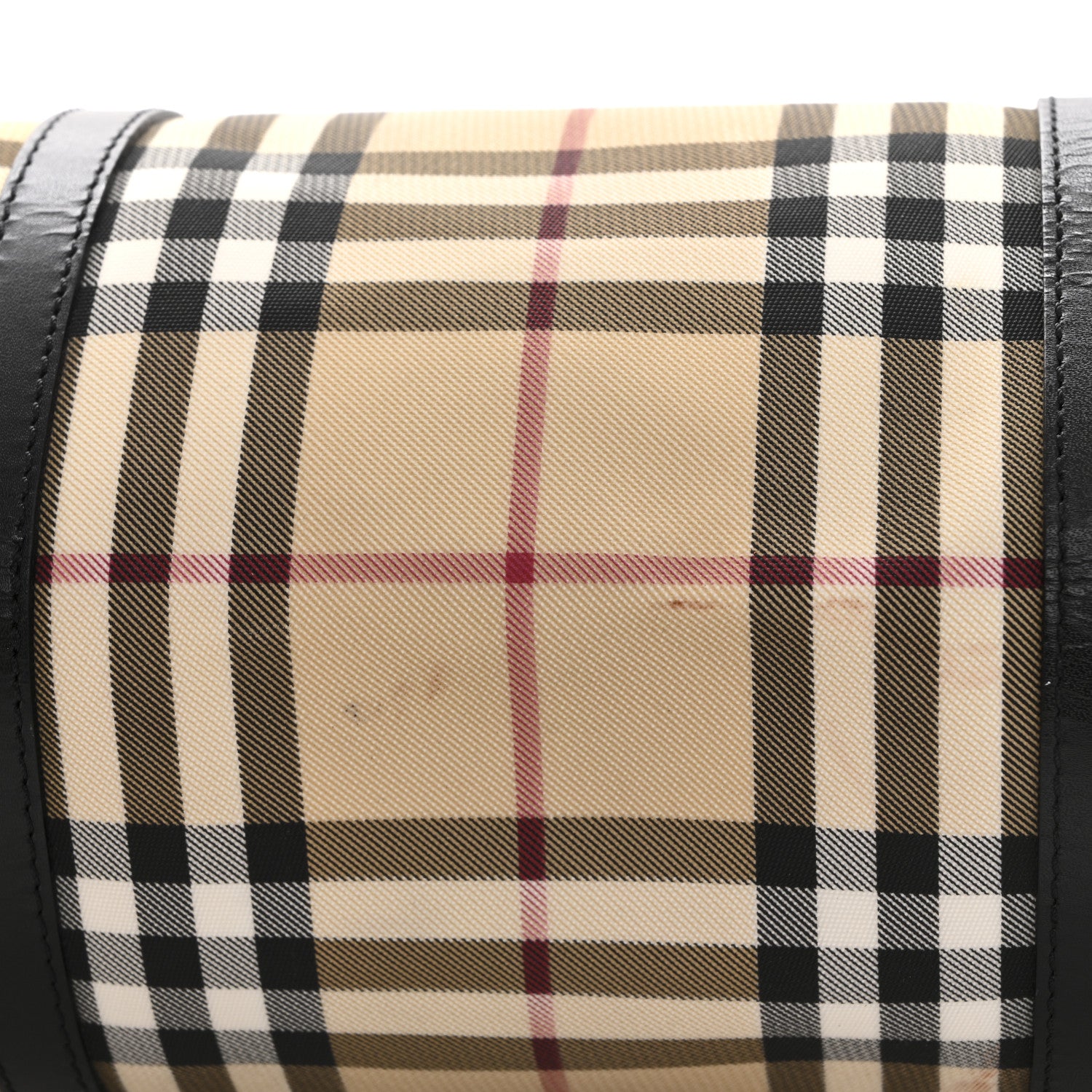 Burberry Nova Check Barrel Bag Black 14 of 17