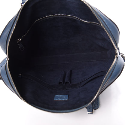 Louis Vuitton Taurillon Victor Briefcase Blue Gris 7 of 10