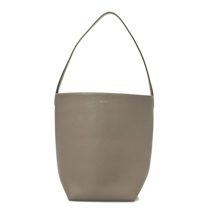 The Row Grained Calfskin Medium N/S Park Tote Dark Taupe 1 of 10
