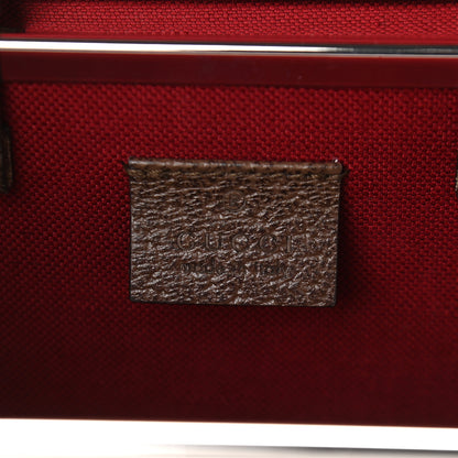 Gucci GG Supreme Monogram Globe-Trotter Beauty Case Brown 8 of 9