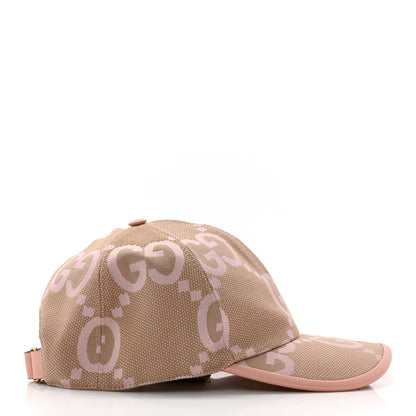 Gucci Monogram Jumbo GG Mosteri Baseball Hat L 58 Beige Light Pink 5 of 11