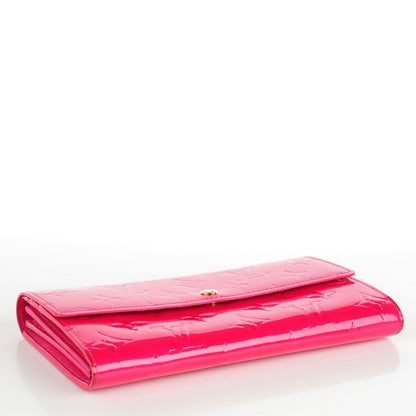 Louis Vuitton Vernis Sarah Wallet Rose Pop 4 of 8