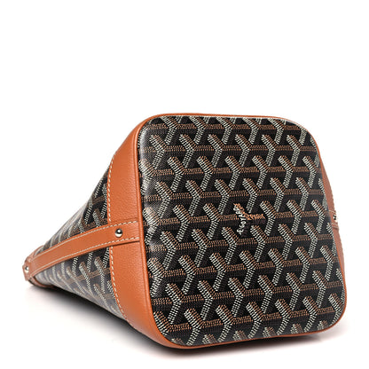 Goyard Goyardine Petit Flot Bucket Bag PM Black Gold 4 of 9
