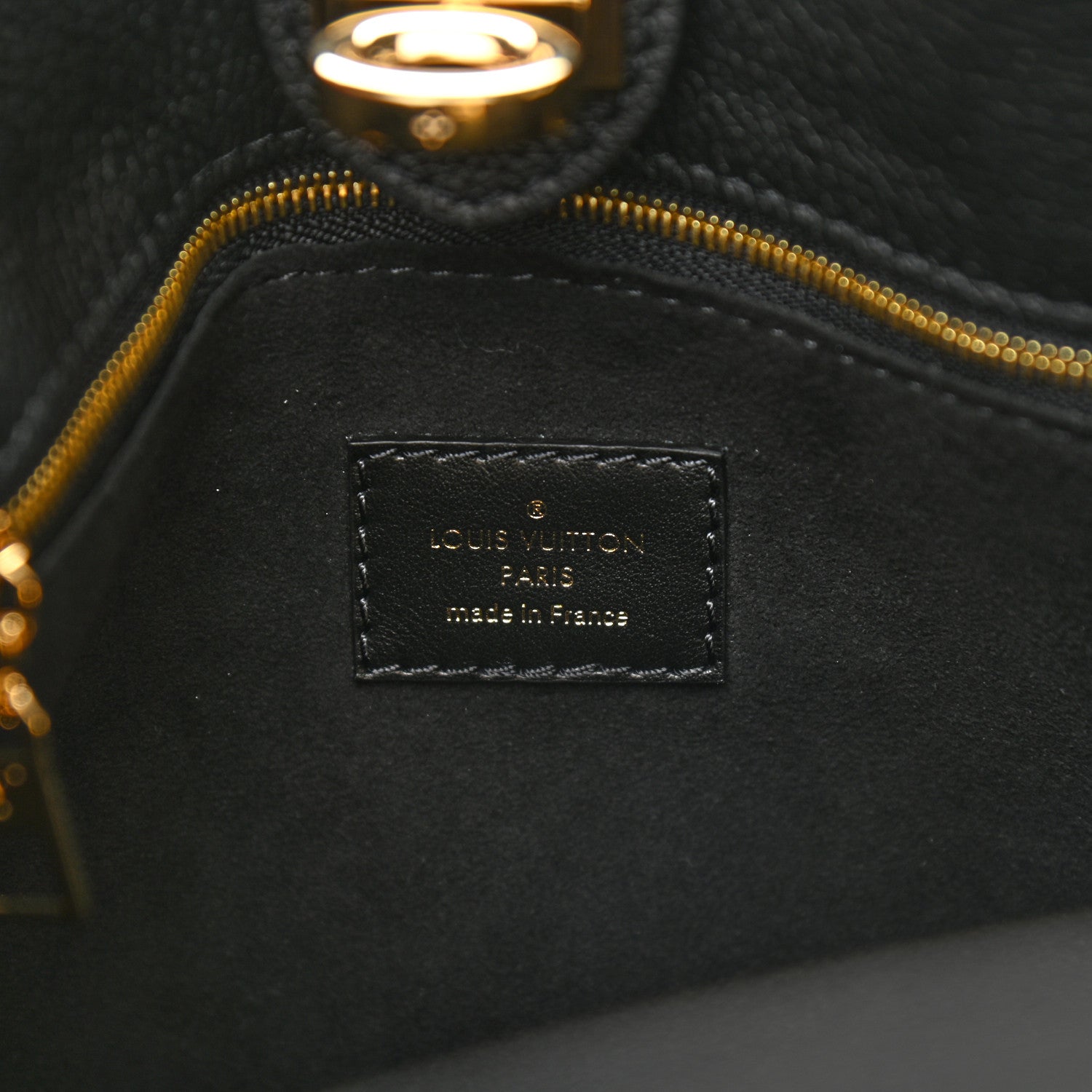 Louis Vuitton Calfskin Monogram On My Side PM Black 6 of 9