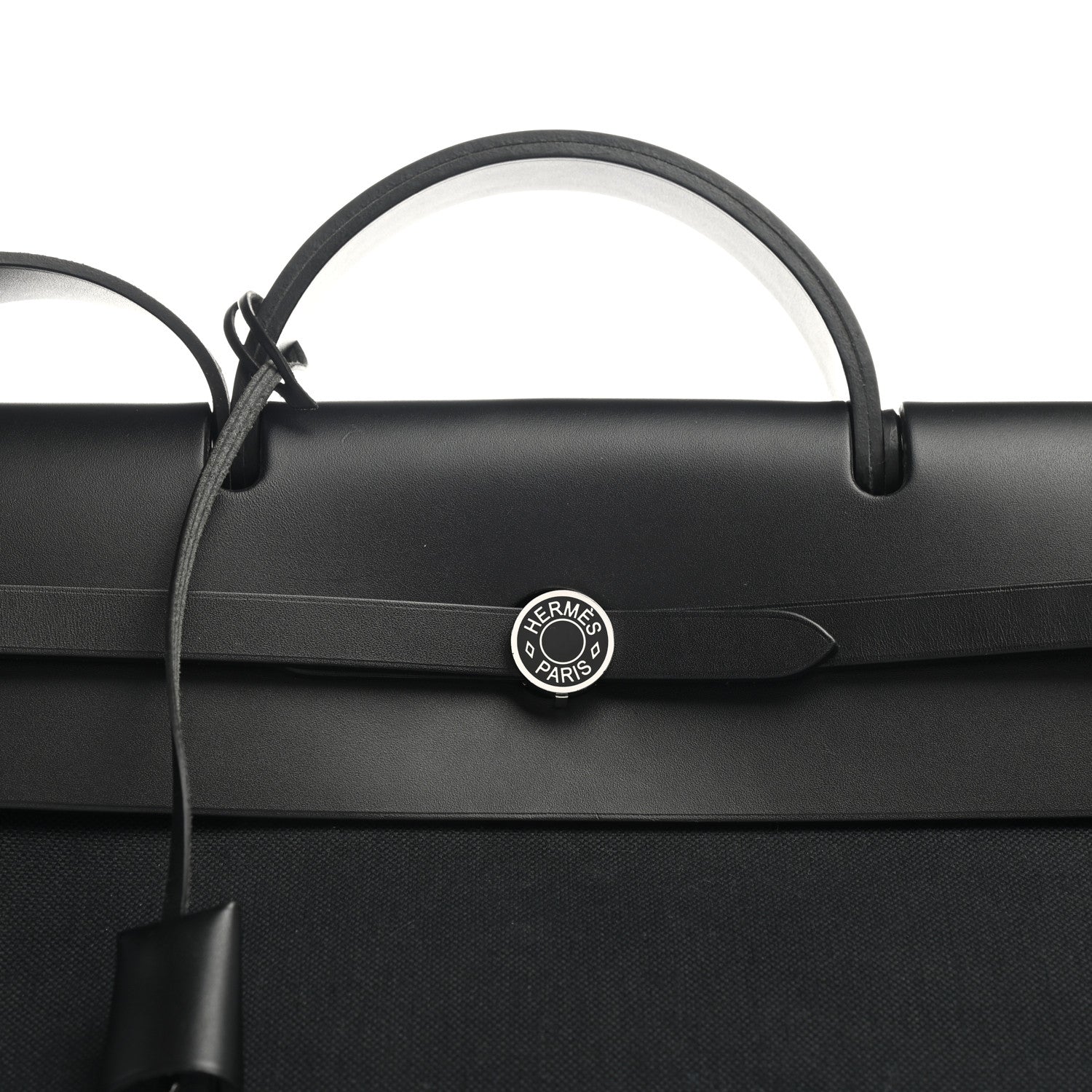 Hermes Toile Vache Hunter Herbag Zip 50 MM Black 7 of 10