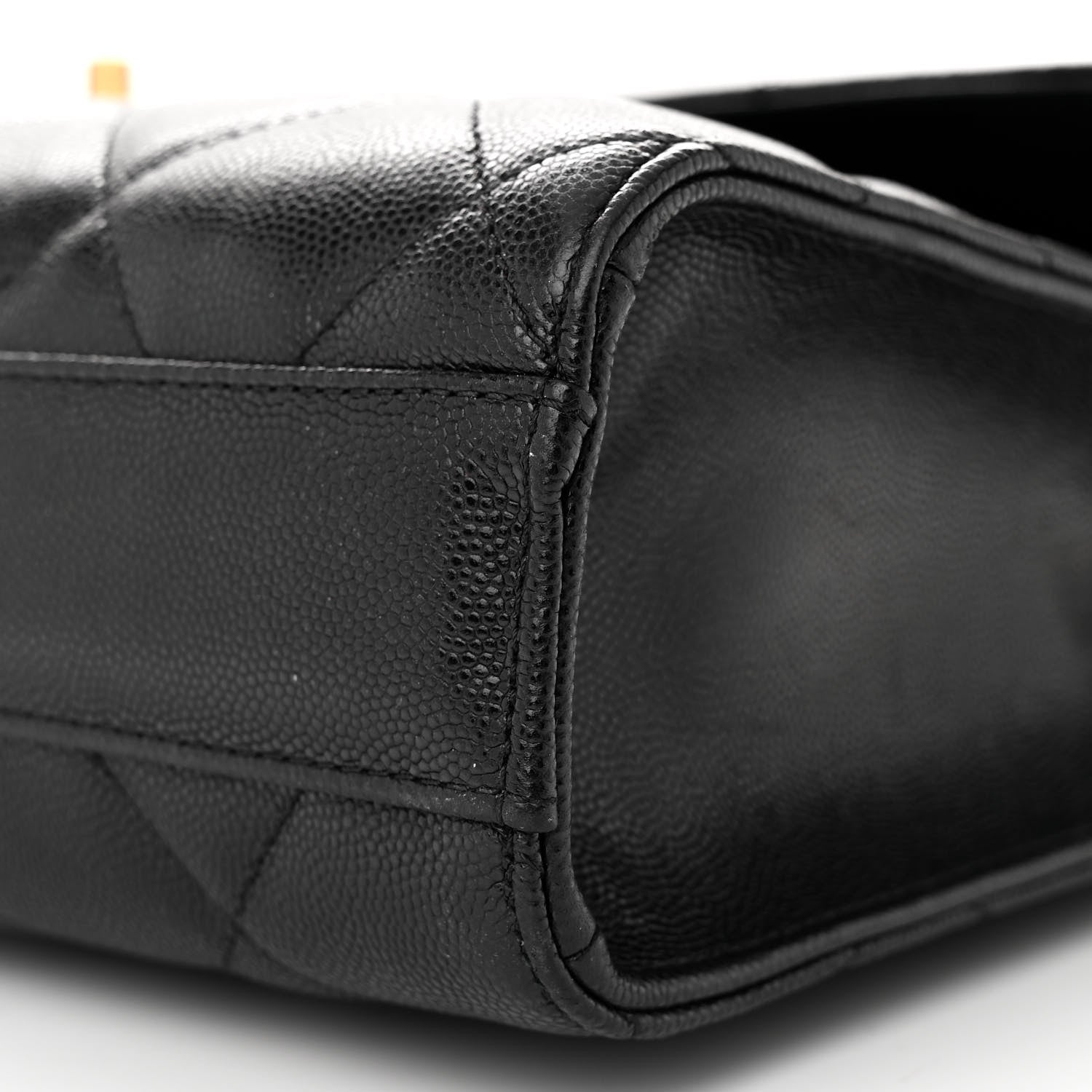 Chanel Caviar Quilted Carry Me Top Handle Flap Black 10 of 10