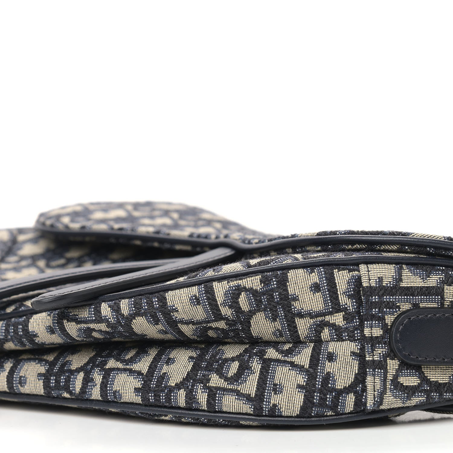 Christian Dior Oblique Saddle Bag Blue 9 of 9