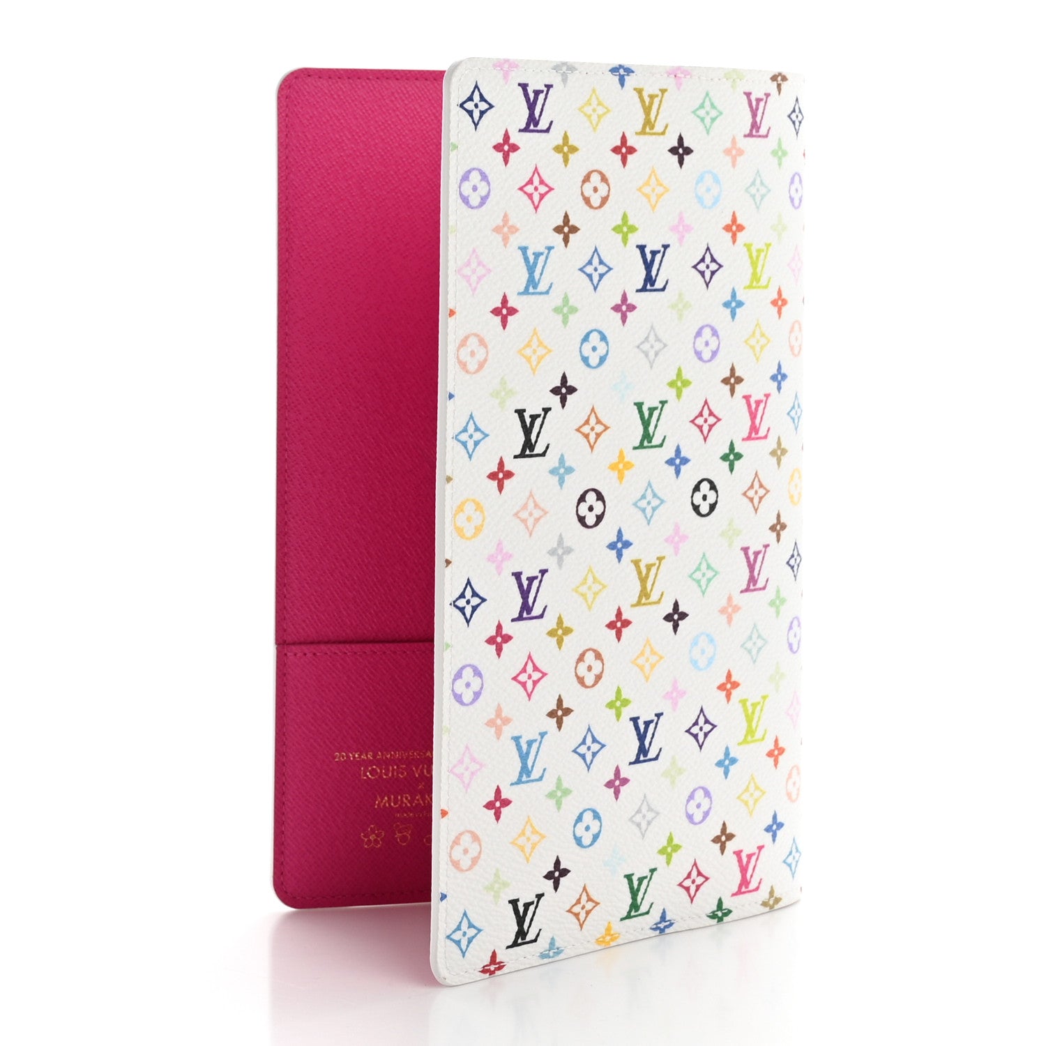 Louis Vuitton LV X TM Monogram Multicolor Emily Notebook Cover MM White 3 of 7